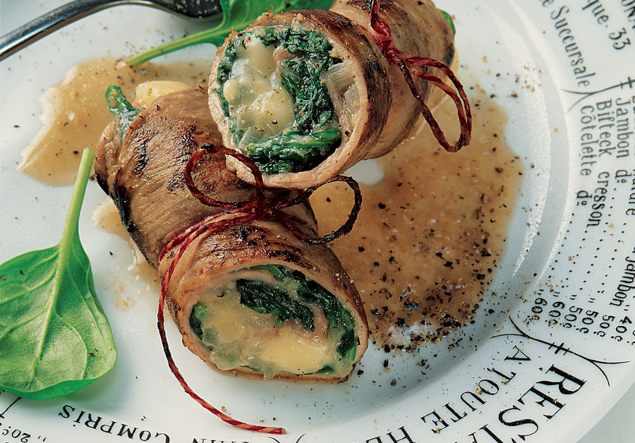 Uccelli scappati agli spinaci e al formaggio e Le Gruyère AOP