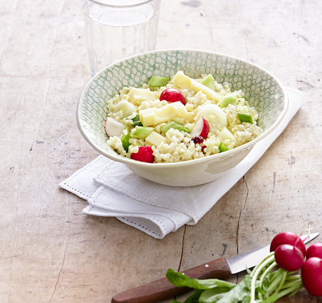 Insalata di bulgur con Emmentaler DOP